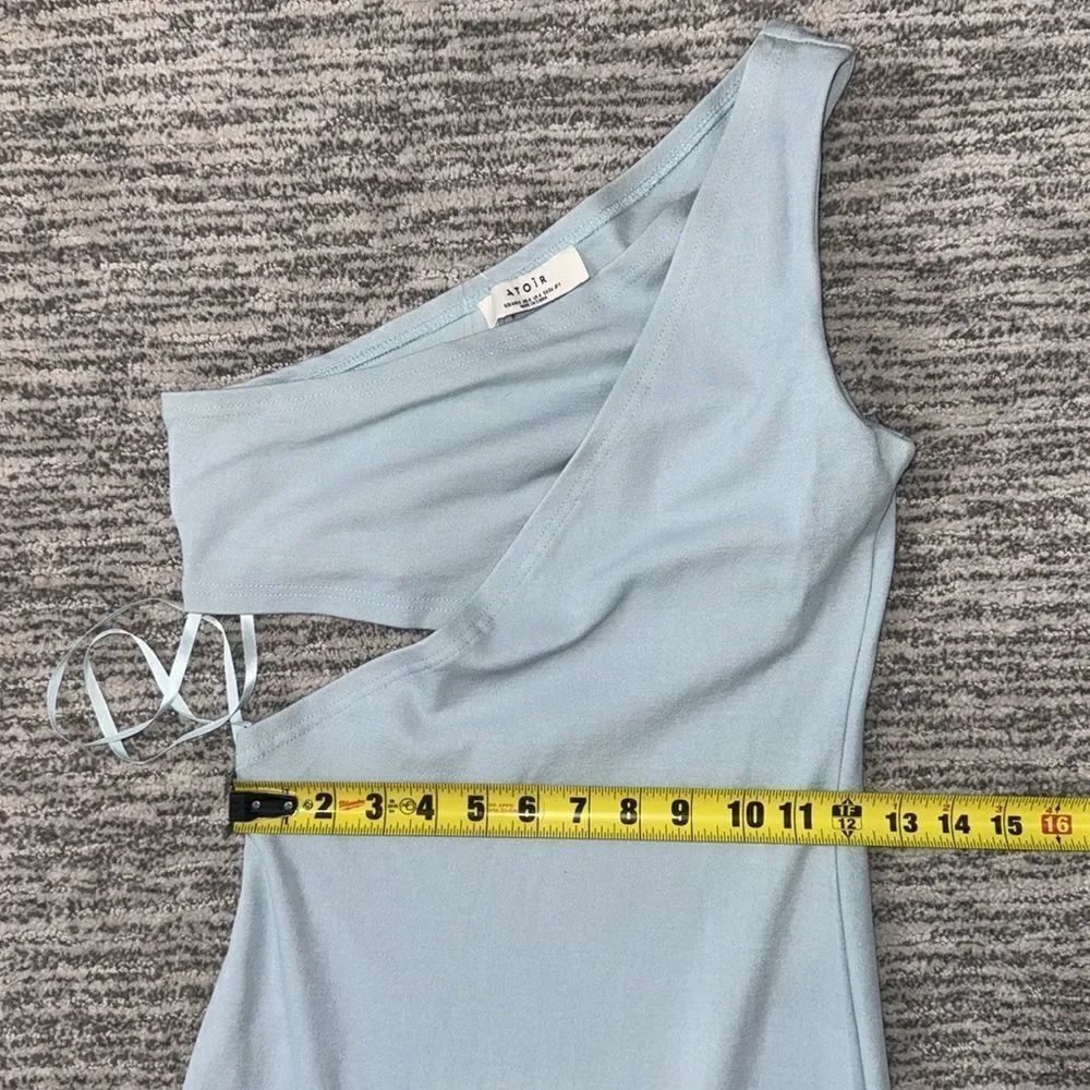 NWT Atoir Revolve TIME STANDS STILL SLEEVELESS Maxi DRESS POWDER BLUE Size 4 - Picture 9 of 13